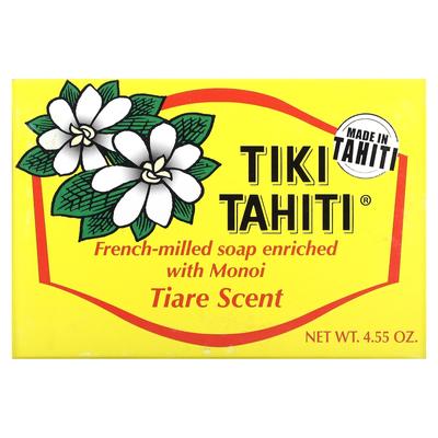 Französische gemahlene Seife reich an Monoi, Tiaré-Duft, 130 g (4,55 Unzen)