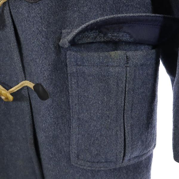 Duffel Coat Blue Hood Women Used