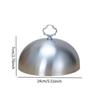 Cheese Melting Dome Multifunctional Stainless Steel Utility Kitchen Supplies BBQ Accessory for Cheeseburger Steak Sandwiches