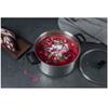 KUHN RIKON Cooking Pan LOCARNO 24 Cm 6.0 Liters with Glass Lid