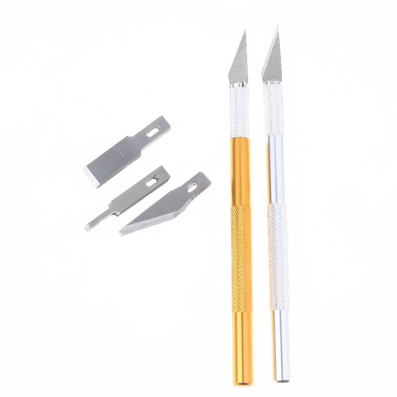 Glue Stripping Instruments and Flat Blade Scalpel; Repairing & Film Fitting Hand Knife; 5, 11, 17# BSD Engraving Blade