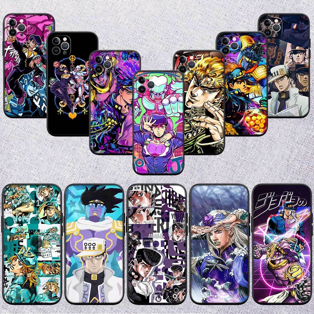 JoJo's Bizarre Adventure Phone Case for Redmi Note 12 12S 12C 13 13C 13R 14 14S 14R 14C 11A 13X A3 A3X A4 A5 Pro Max Plus