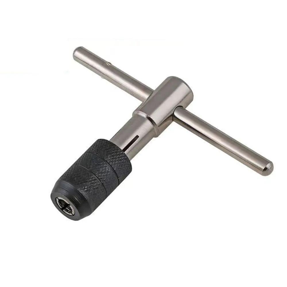 T-Handle M3-M8 T-type Tap Wrench Set Portable Adjustable Hand Tapping Tools Thread Tap Drill Set