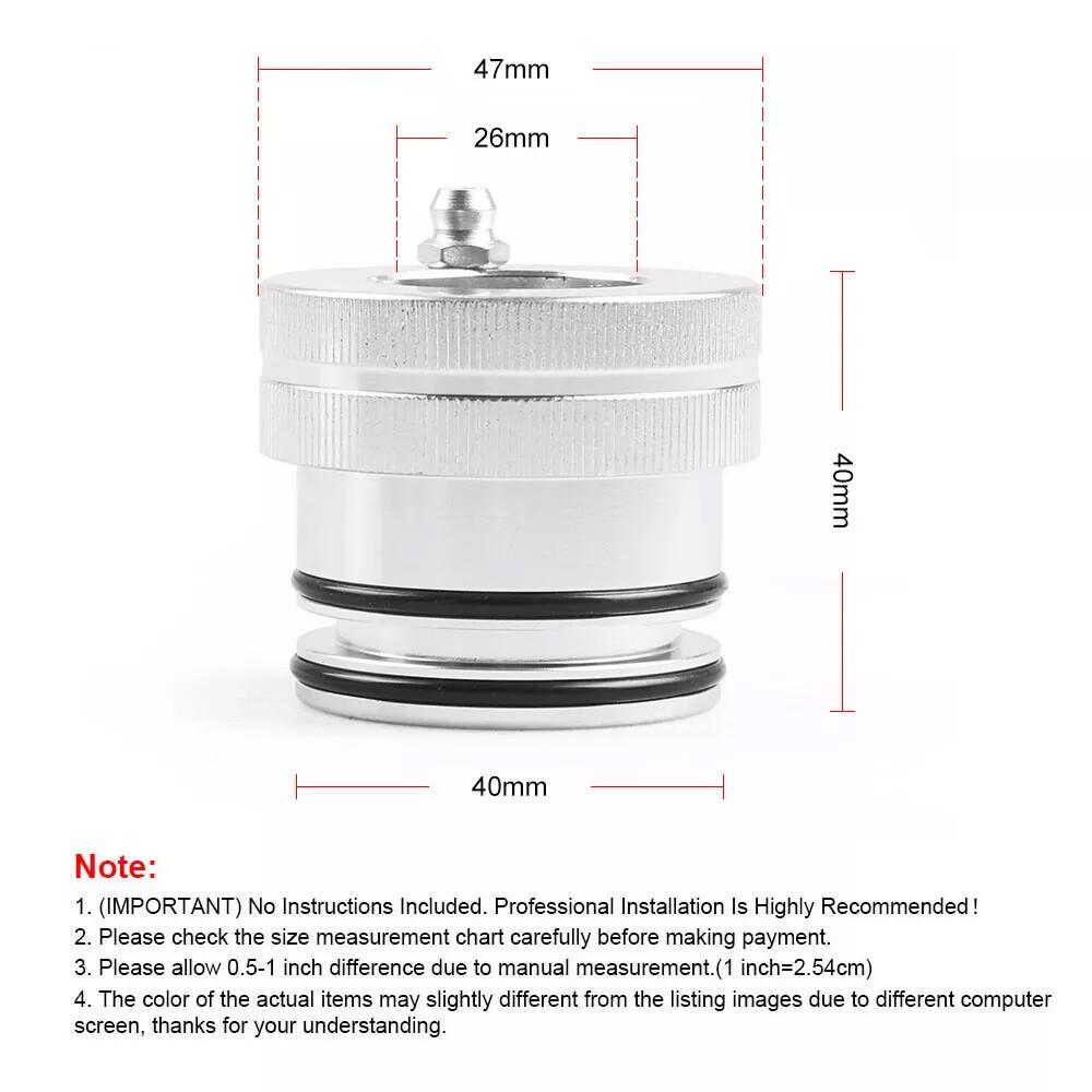 40mm For Polaris General ACE Sportsman RZR Axle In Wheel Bearing Greaser Tool