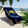 Leeds United FC Print Beach Towel, Large Soft Quick Dry Towel for Beach Camping Swimming