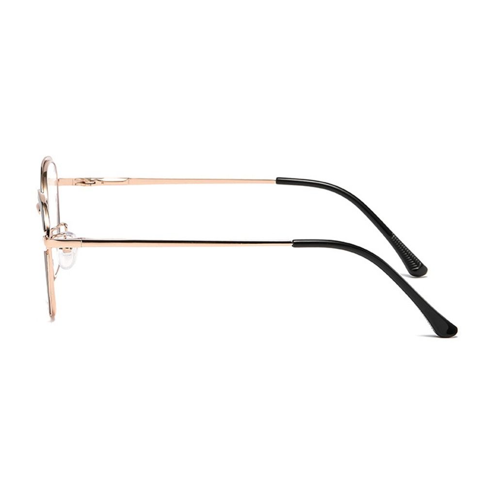 Portable Blue Ray Blocking Anti-Blue Light Glasses Ultralight Eye Protection Computer Goggles Metal Square Eyeglasses Men Women