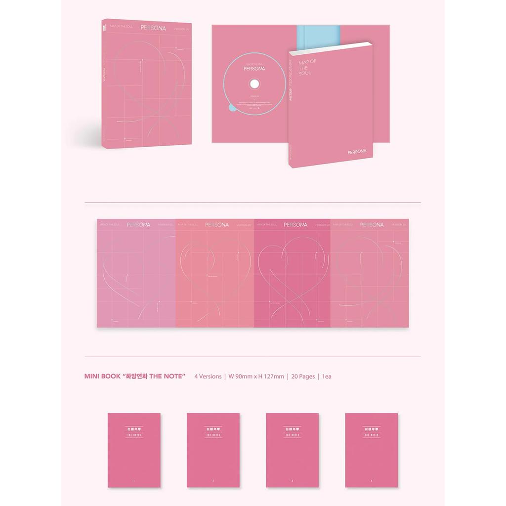 BTS - Mini Album Vol. 6 BTS Map Of The Soul : Persona (Random 1 of Versions 1/2/3/4 Sent)