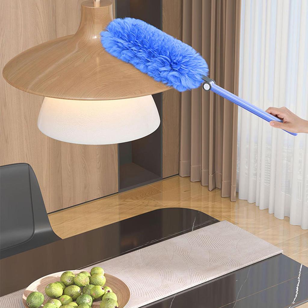Microfiber Duster 180 Degree Adjustable Washable Bendable Spider Web Brush Ceiling Cleaning Kit Cleaner For Wet Or Dry Cobweb