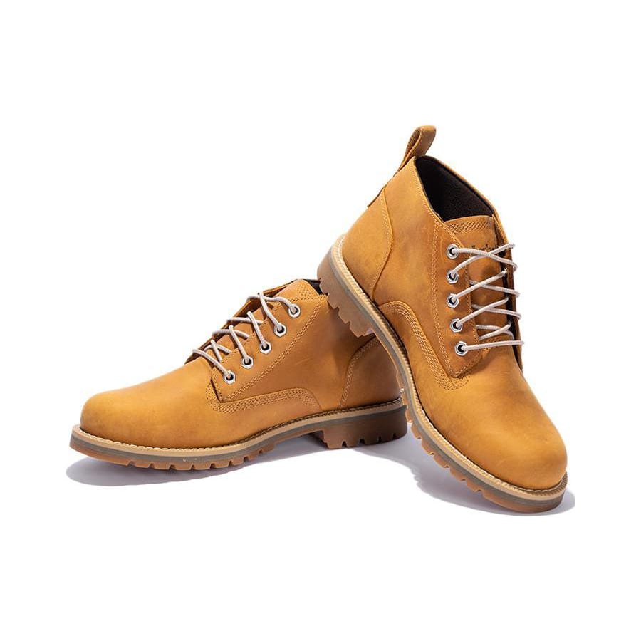 Timberland REDWOOD FALLS Abrasion Resistant Classic Ankle Length Outdoor Boots Men's Yellow TB1A2AKT231