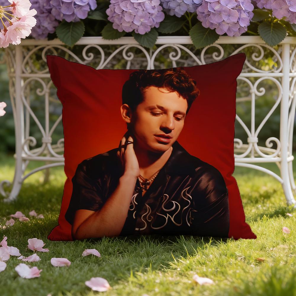 Singer C-Charlie Puth Cushion Cover Home & Car Dual-Scene Pillow Cover: Reversible for Premium Comfort