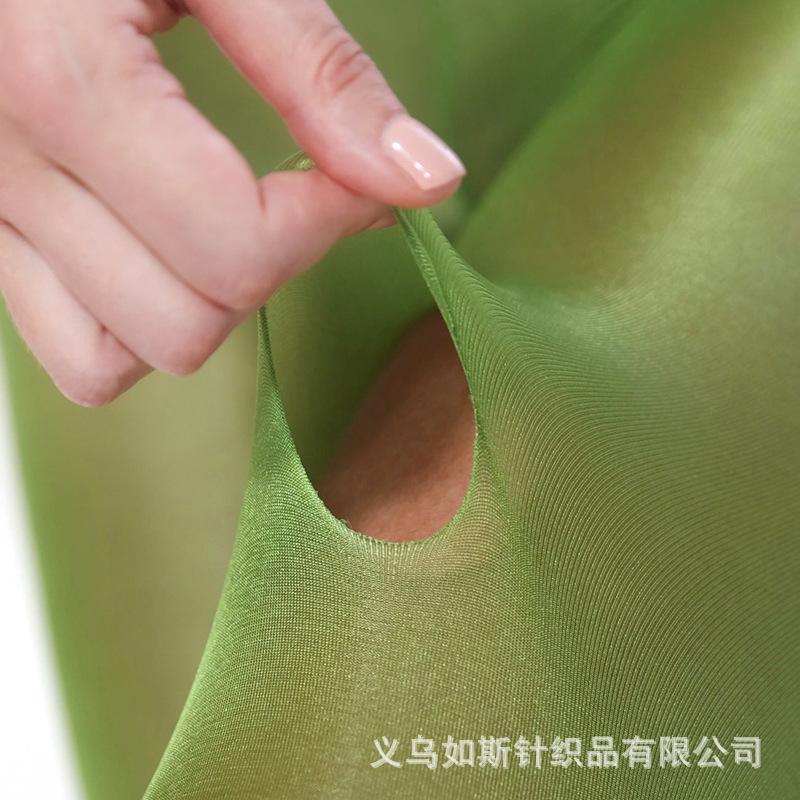 Collant modellanti 60D resistenti agli strappi taglie forti per donna, calze da yoga/danza lucide, leggings lisci da donna, pantaloni da ginnastica, calzetteria