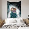 Modern Abstract Face Tapestry  Mystical Dreamy Wall Art for Home Decor