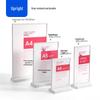 PS Anti-fall A4/A5 Table Card Holder: L-shaped Display Stand for Coffee, Milk Tea, and Beverage Menu