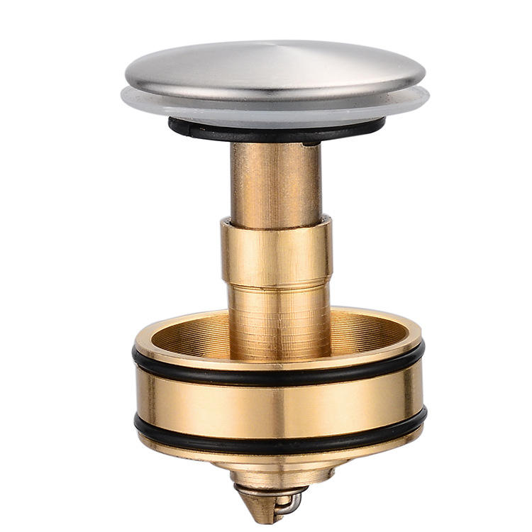 Modern Bathroom Basin Water Drain Pipe Flip Pop Up Strainer Sink Wash Overflow Drain with Easy Installation