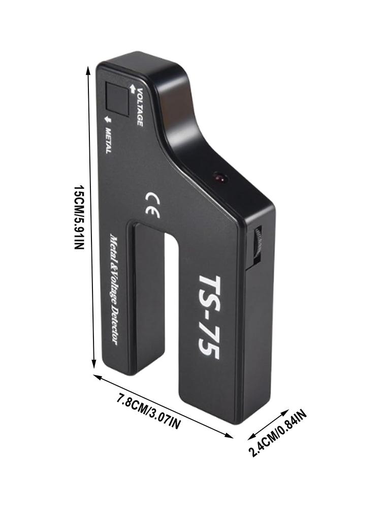 TS-75 Wall Scanner Metal Detector Pointer AC Wire Metal Detection Alert Pipe Power Sensitivity Voltage Detector Cable Pipe Wire