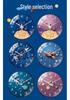 25cm Space Walk Retro Wall Clock - Creative Living Room Quartz Design