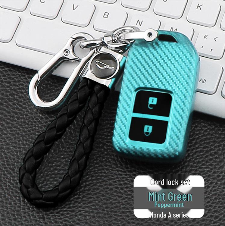 Honda Carbon Fiber Texture TPU Car Key Protective Case