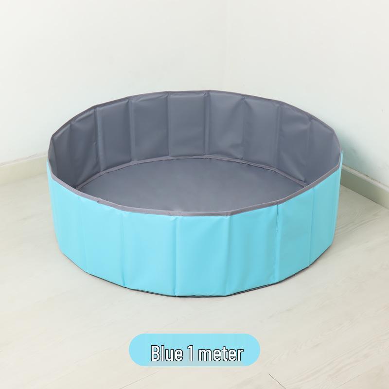 Ocean Ball Pit: Children's Foldable Indoor Playpen with Colorful Balls