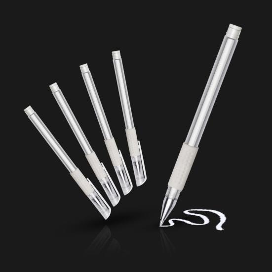 2.5ml Tattoo Marker Beauty Accessory Painless Thin Tattoo Tools White Microblading Waterproof Eyebrow Tattooing Pen for Surgical Skin