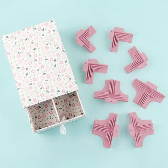 Magnetic Corner Clamps Box Making Corner Guides Cartonnage Holding Tool Right Angle Assembly Clamps for Book Covers Chipboard Boxes