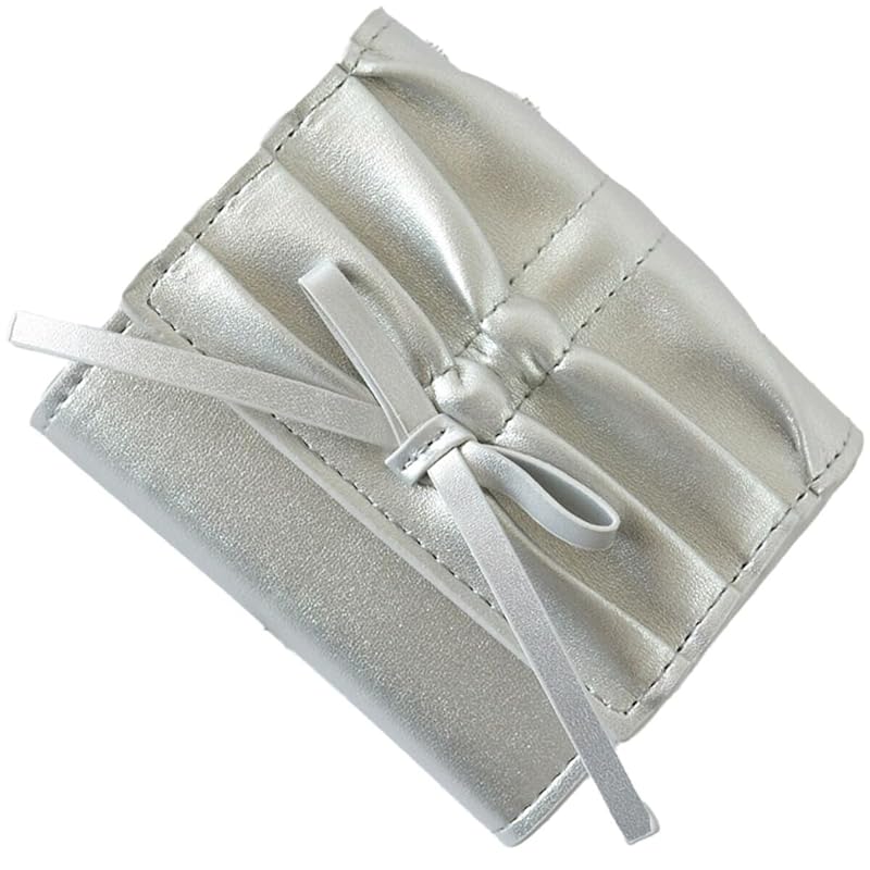 

[Alto Rose] silver trifold wallet ladies trifold wallet box coin compact wallet mini wallet small wallet woman mini cute folding wallet large capacity