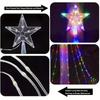 Fließende Wasserfall LED Lichterkette - USB-betrieben, Kupferdraht, Mehrfarbig, Weihnachtsdekoration