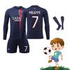 High-quality Paris Home Soccer Kit Long Sleeve Pants Socks Suitable For Children And Adults