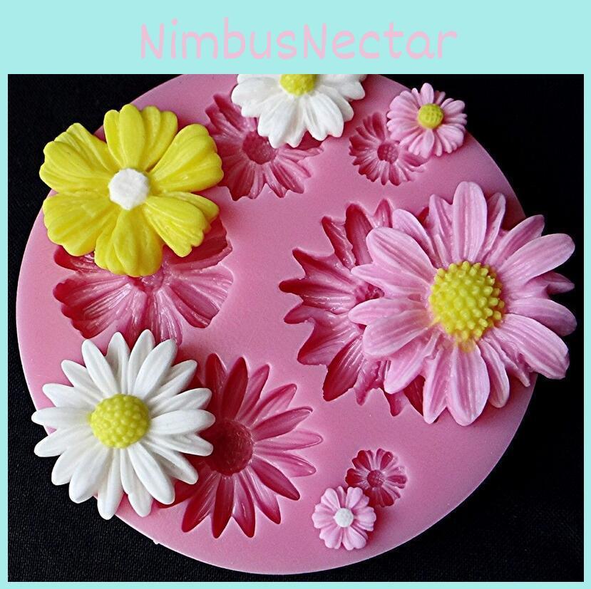 Elegant 3d Blomma Silikonform För Fondant Tårtdekoration Och Sugarcraft DIY