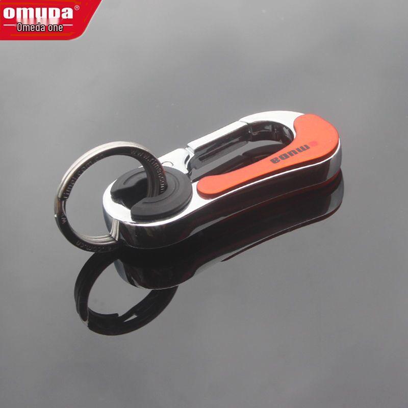 Omeida Pánská pevná kovová klíčenka s dvojitými kroužky