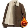 2025 Men's Trendy Korean Corduroy Lapel Jacket - Warm Casual Outerwear