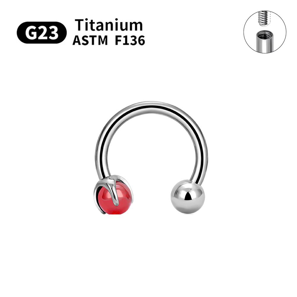 1/5 Stück G23 Titan Nasenringe Piercings Lippe Augenbraue Ohr Septum Helix Knorpel Septum Körperschmuck Piercing Labret Nase C-Stab