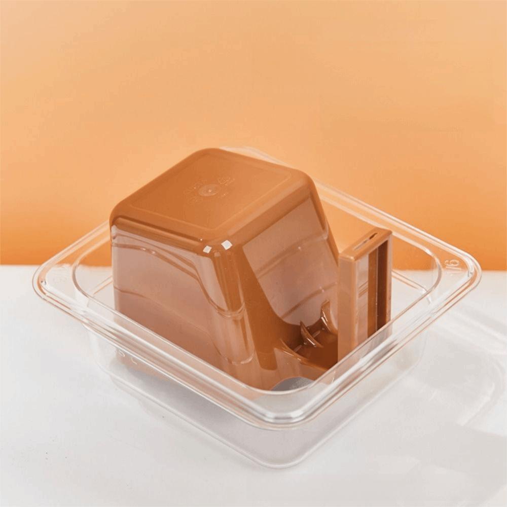 Square Shape Ice Scoop 350/470/590ML Food Grades Ice Shovel Thicken Multi-functional Measuring Cup Kitchen Utensil
