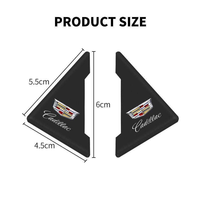 2Pcs Car Door Corner Anti-collision Protection Sticker for Cadillac ATS BLS CT4 CT6 CTS ESCALADE STS XLR XT4 XT5 XTS SLS