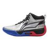 Li Ning Дитячі Модні Зручні Спортивні Міцні Баскетбольні Кросівки з Високим Верхом Дитячі кросівки Сріблясті YKBV119-3