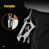 9in1 Multifunction Titanium Alloy SK5 Knife Crowbar Screwdriver Bottle Opener Outdoor Camping Riding Wrench EDC Window Breaker