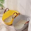 Portable Kitty Sandbox Cat Litter Box Splashproof Cat Tray Cat Toilet Cleaning Basin Supplies Pet Toilet