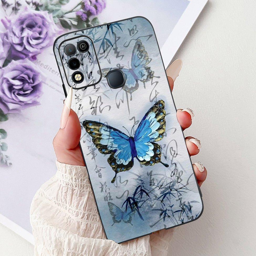For Infinix Hot 10 X682C 10s X689B 10play X688C Back Cover For Infinix Hot 10 Play Case Shockproof Fashion Cute Cartoon Silicone