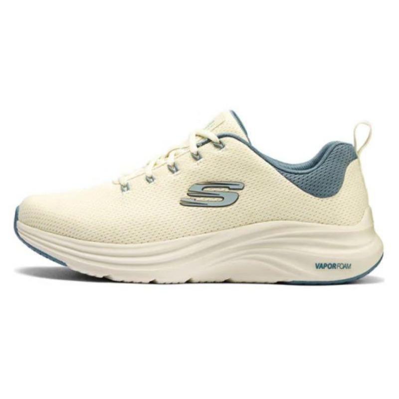 Skechers Men Breathable Mesh Low Casual Shoes Yellow Blue 232433-OFWT 42