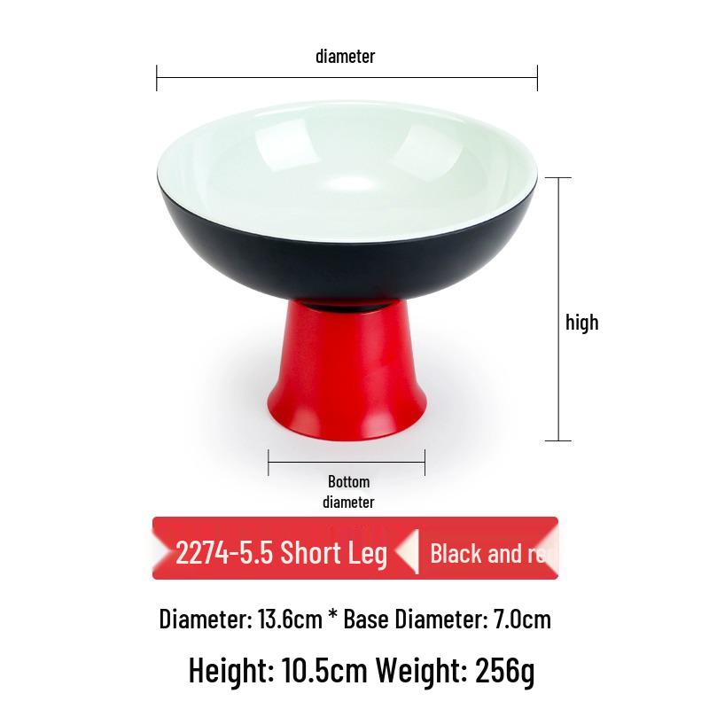 Creative Melamine Pedestal Bowl for Restaurants: Perfect for Hot Pot, Ice Cream, Shaved Ice, and Desserts