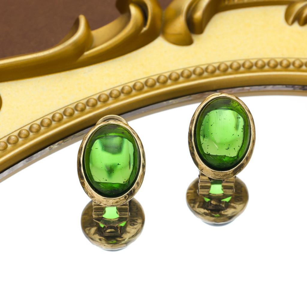 Medieval Vintage Western Retro Glazed Necklace Stud Earrings Marking Set, Niche Design Advanced Sense