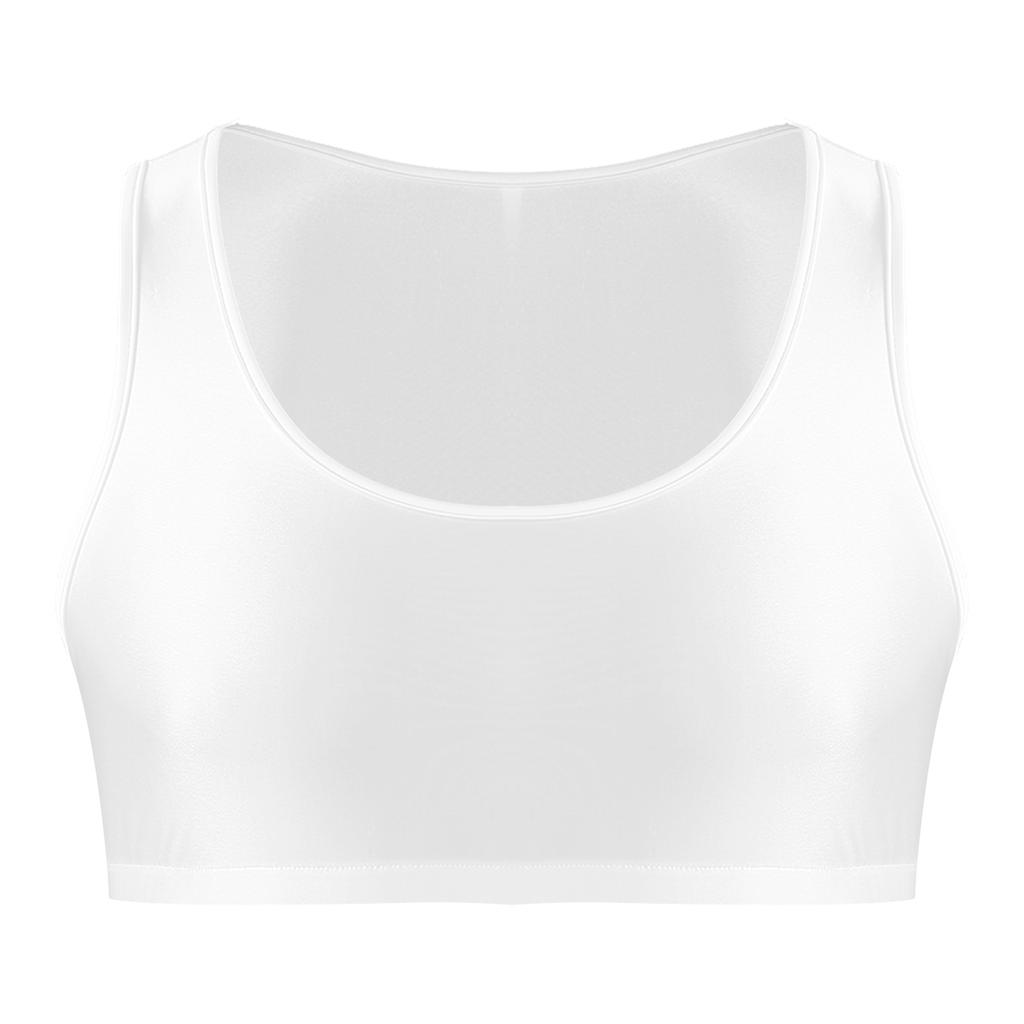 Men's Muscle Tank Top Round Neck Undershirt Vest Singlet Gym Sports Half Top