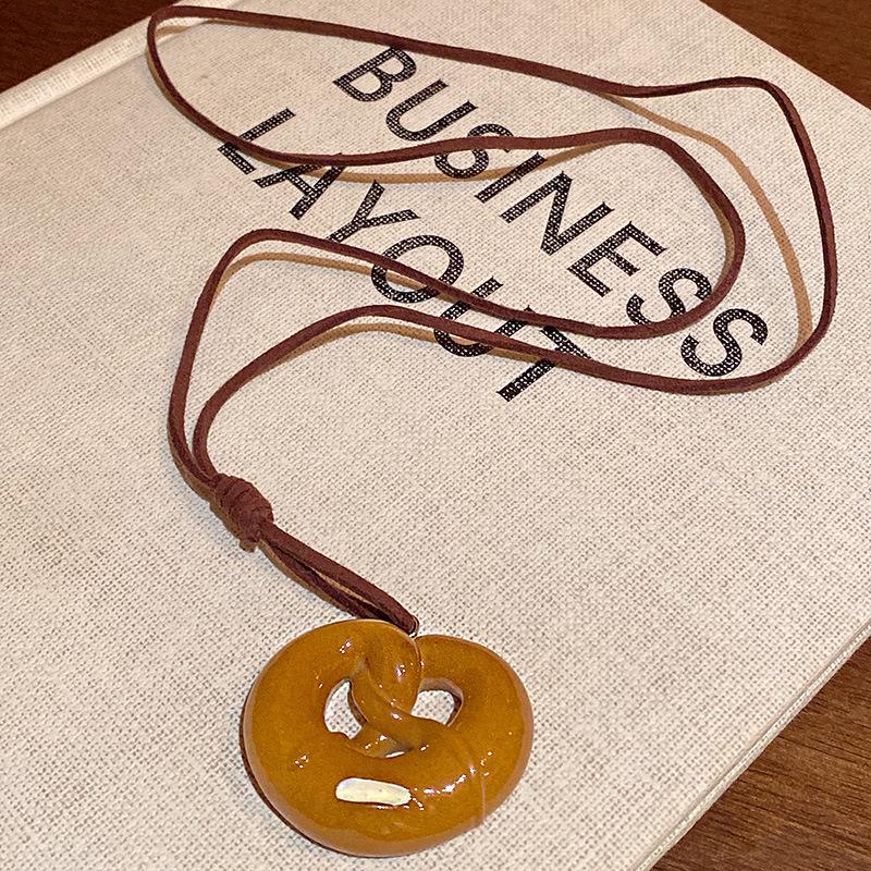 Bohemian Ceramic Necklace: Vintage Ethnic Long Sweater Chain & Zen Choker