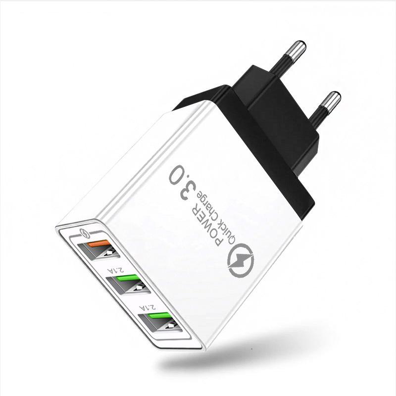 PD33W QC3.0 GaN Multi-Port Fast Charger European Standard 9V 12V
