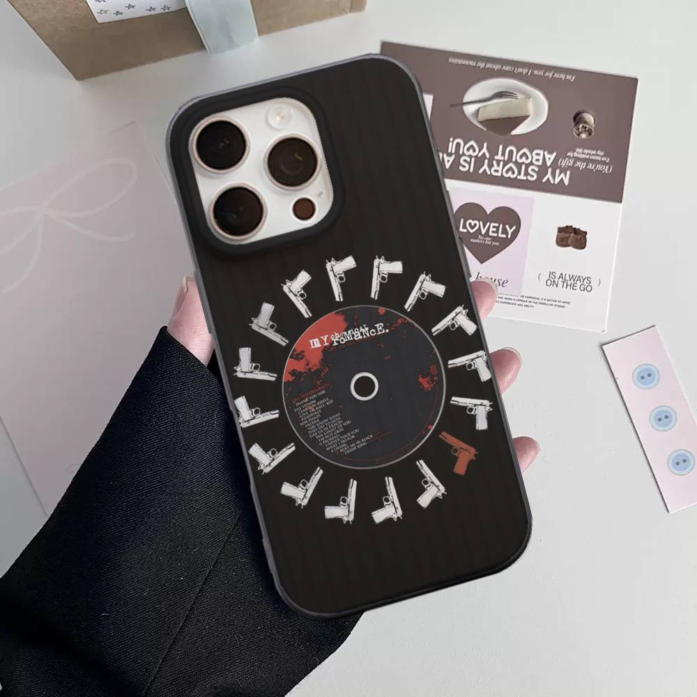 My Chemical Romance For Iphone 17 16 15 14 Plus 13 12 11 Pro Max Pro Luxury Stripe Phone Cases