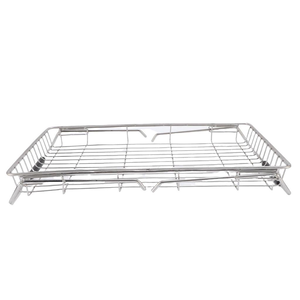 Dish Drying Rack 36cm To 55cm Expandable Space Saving Stainless Steel Dish Drainer for Kitchen Countertop
