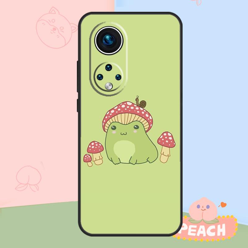 Cute Cartoon Frog Case For Honor Magic 6 7 8 Pro Honor 400 200 50 70 90 Lite X8b X8c X9b X9c X9d Win RT Cover