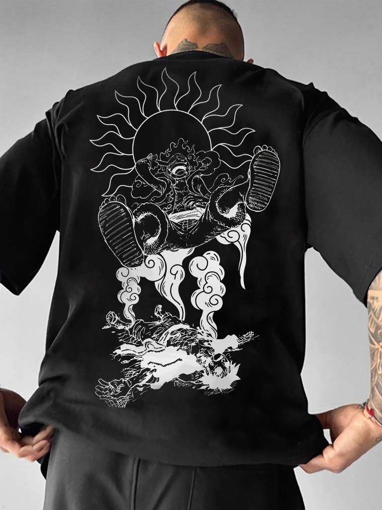 ONE PIECE Animované Deriváty Luffy Potisk Krátký Rukáv Tričko Pánské a Dámské 2025 Letní Móda Ležérní Bavlněné Oblečení