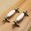 Drawer Handle Modern Solid Construction European Style Ceramic Cabinet Wardrobe Knob Door Pull for Furniture