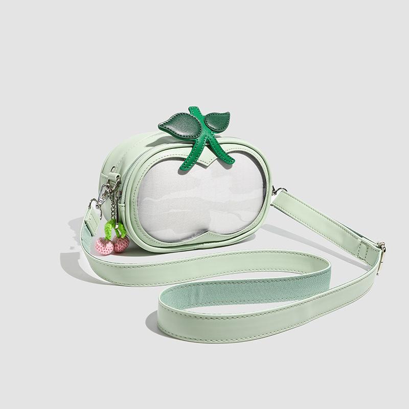 

Весенне-летняя новая сумка через плечо на одном плече, креативная модель, сумка-яблоко, сумка на одном плече, сумка подмышкой, женский двухмерный перекус