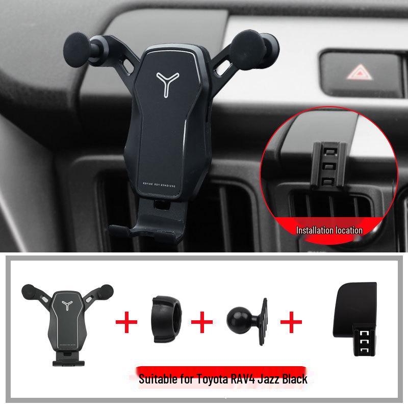Wireless Charging Phone Holder for Toyota RAV4, Prado, and Land Cruiser